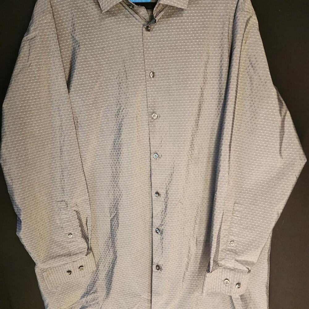 Jf ferrar gray button up shirt